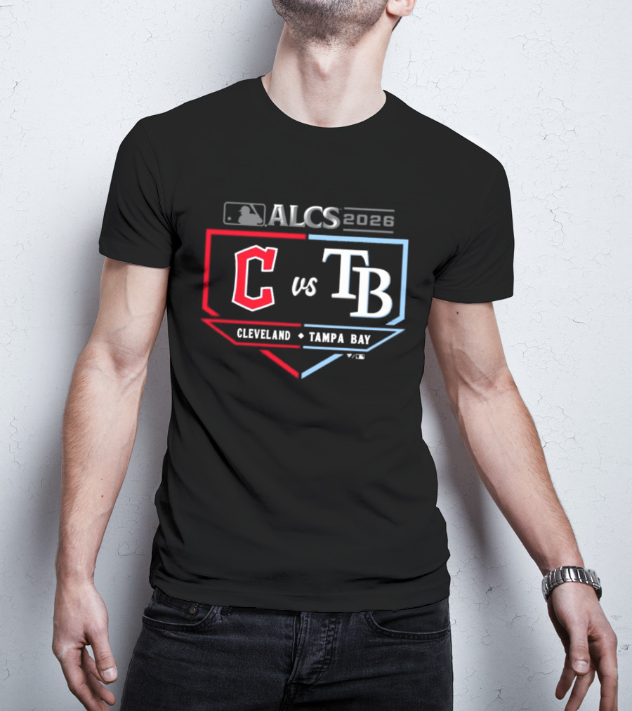 Cleveland Guardians Vs Tampa Bay Rays 2026 ALCS Matchup Official MLB T-Shirt