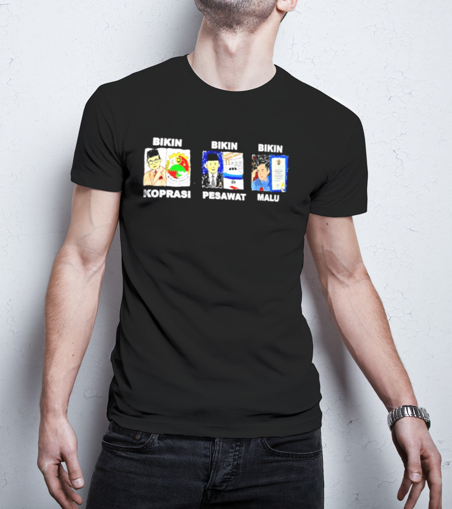 Indonesia Bikin Koprasi Pesawant Malu Comic T-Shirt