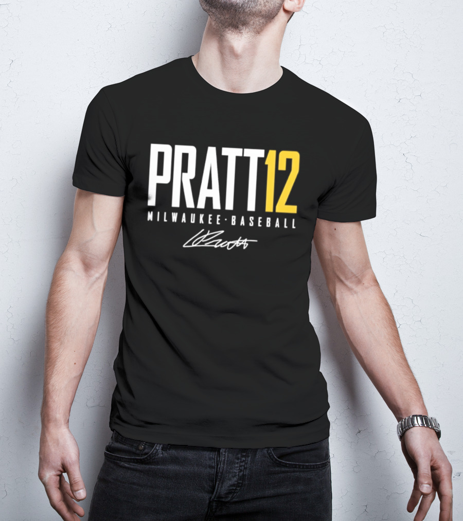 Pratt 12 Milwaukee Baseball Signature T-Shirt