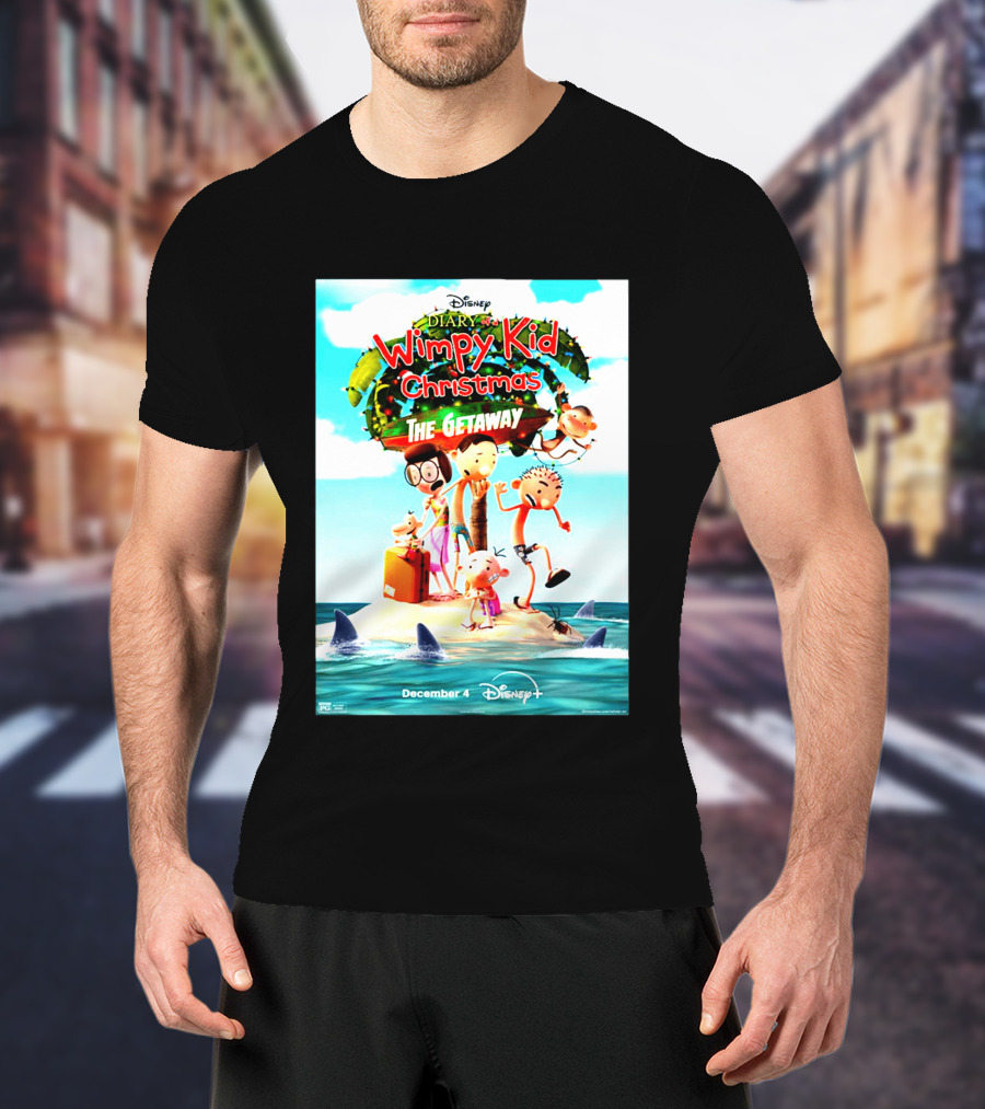 Disney Diary Of A Wimpy Kid Christmas The Getaway December 4 Disney+ T-Shirt