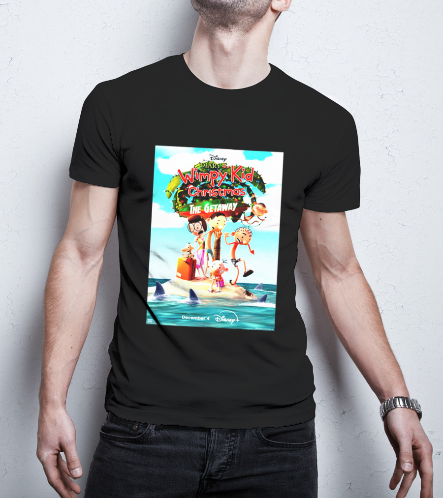Disney Diary Of A Wimpy Kid Christmas The Getaway December 4 Disney+ T-Shirt