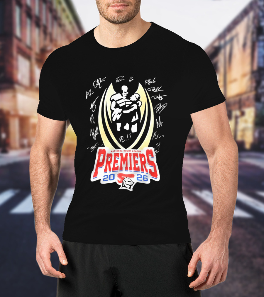 NRL Newcastle Knights National Rugby League Premiers 2026 T-Shirt