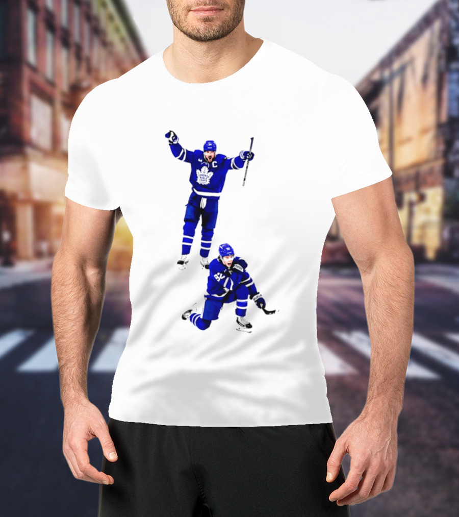Auston Matthews Gavin McKenna Toronto Maple Leafs Firts One Hockey Players T-Shirt