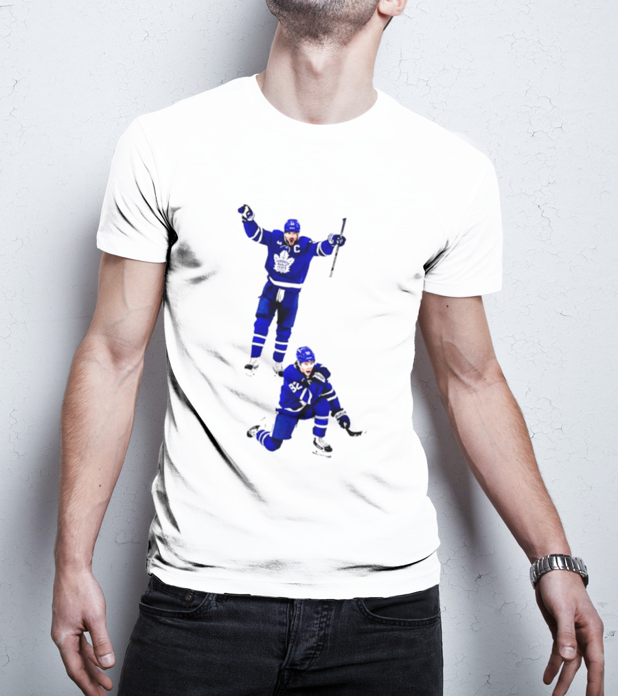 Auston Matthews Gavin McKenna Toronto Maple Leafs Firts One Hockey Players T-Shirt