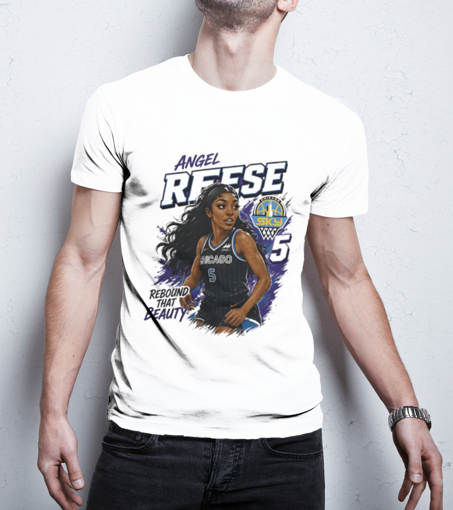 Angel Reese Chicago Sky 5 Rebound That Beauty T-Shirt