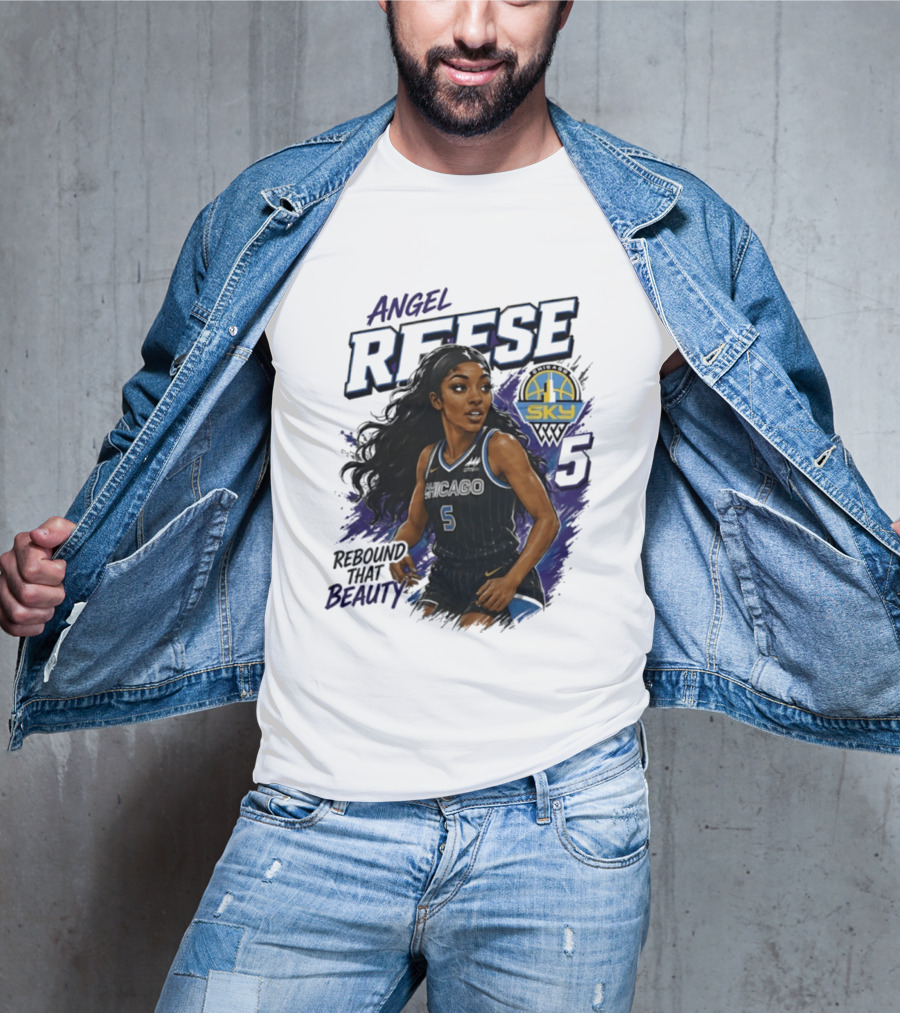 Angel Reese Chicago Sky 5 Rebound That Beauty T-Shirt