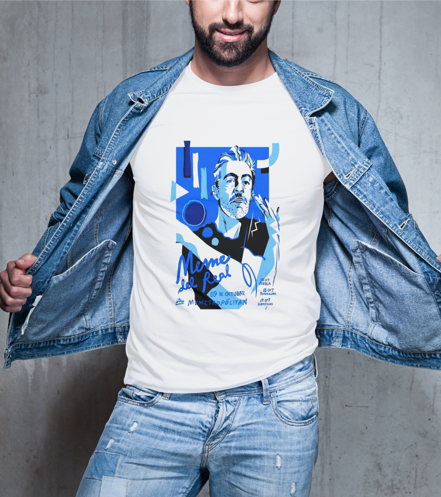 Meme Del Real 09 De Octubre 2026 Metropolitán MX Concert T-Shirt