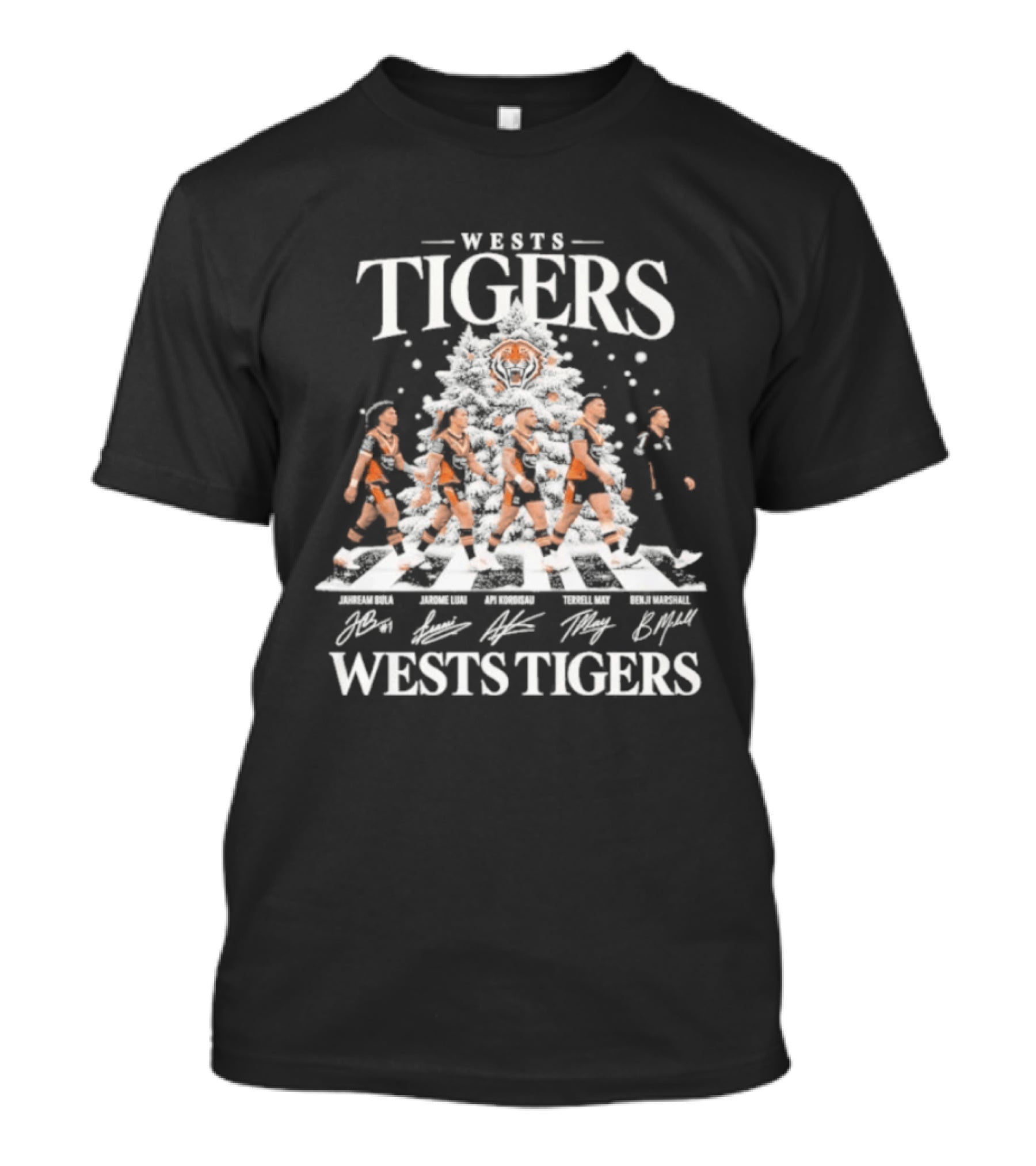 Wests Tigers Abbey Road Christmas 2026 Team Sport T-Shirt