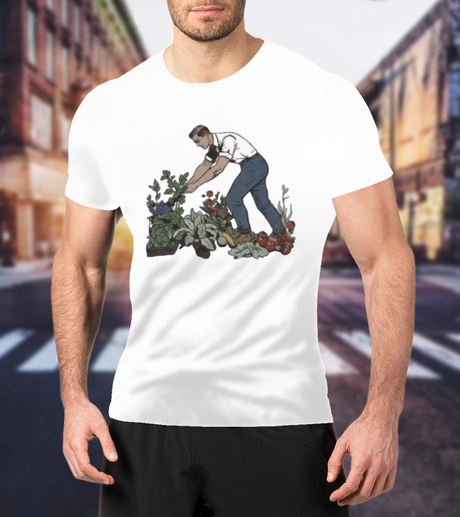 Alexander Skarsgard Gardening Vegetables Scene SNL T-Shirt