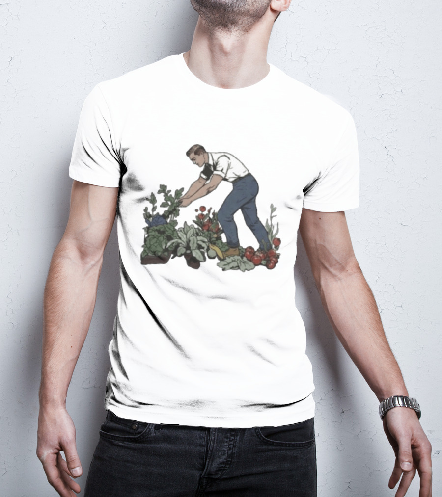 Alexander Skarsgard Gardening Vegetables Scene SNL T-Shirt
