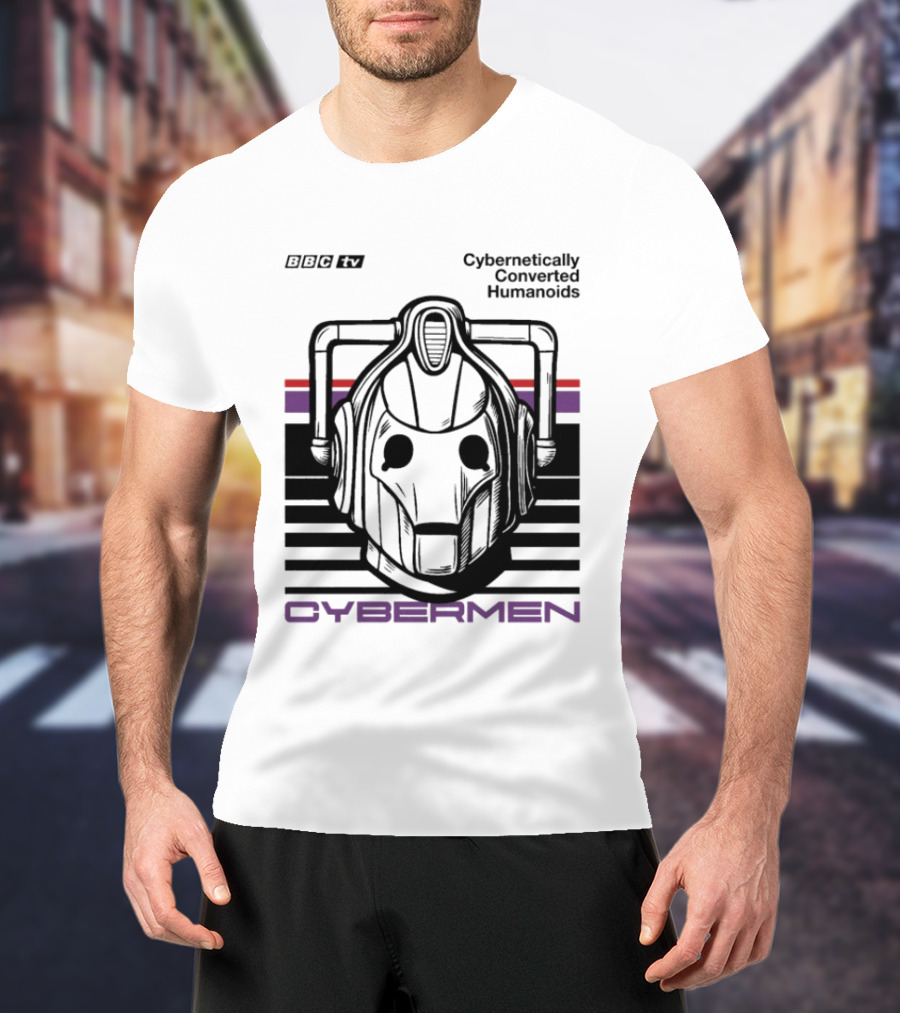 BBC TV Cybermen Cybernetically Converted Humanoids T-Shirt
