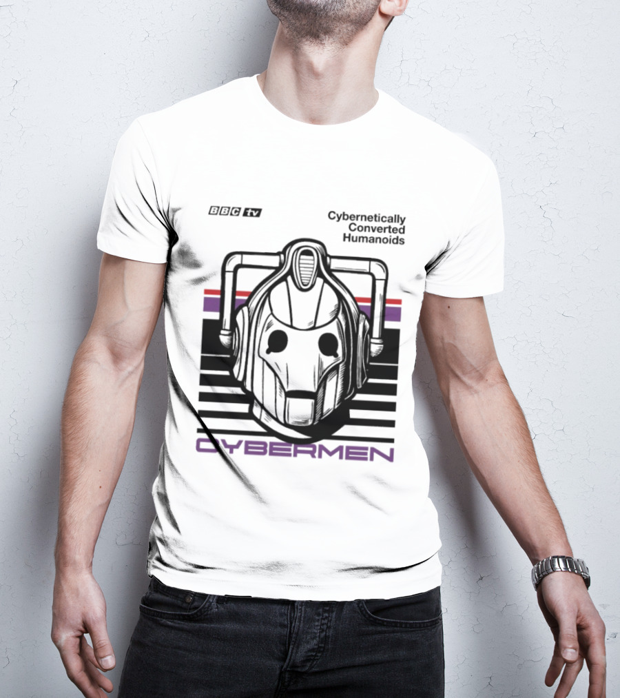 BBC TV Cybermen Cybernetically Converted Humanoids T-Shirt