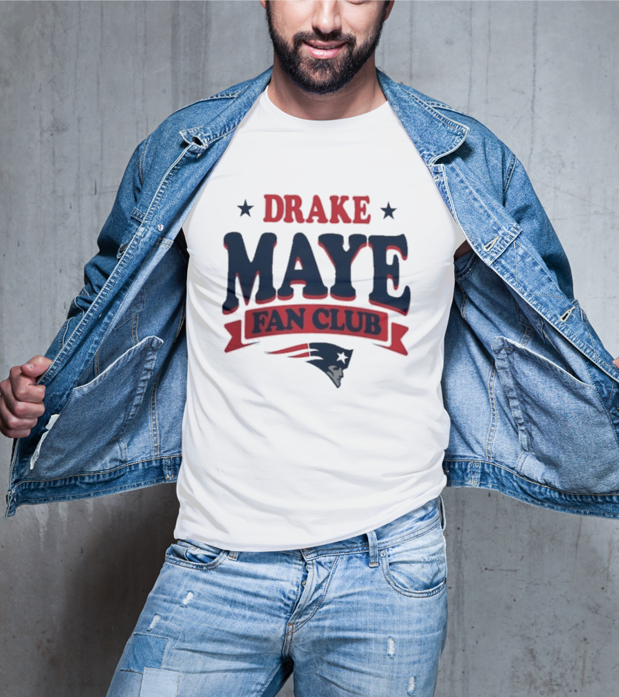 Drake Maye Fan Club New England Patriots T-Shirt