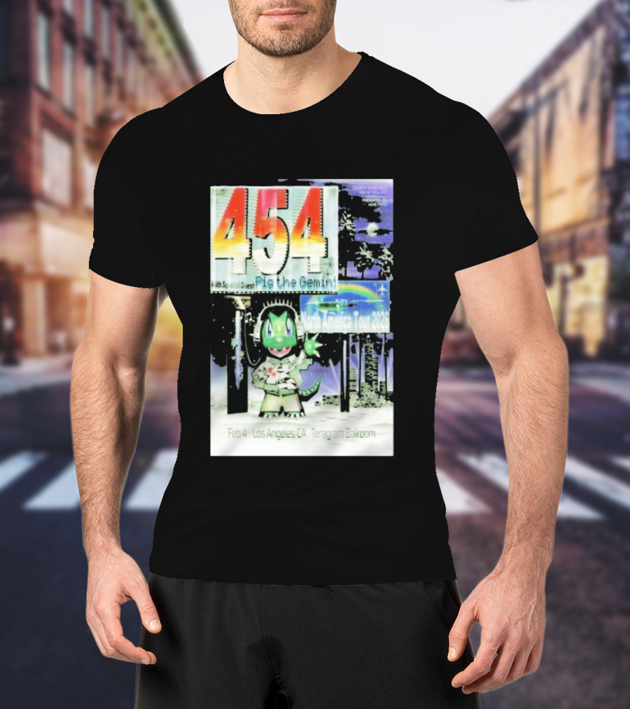 454 Pig The Gemini North America Tour 2026 Los Angeles Teragram Ballroom Feb 4 T-Shirt