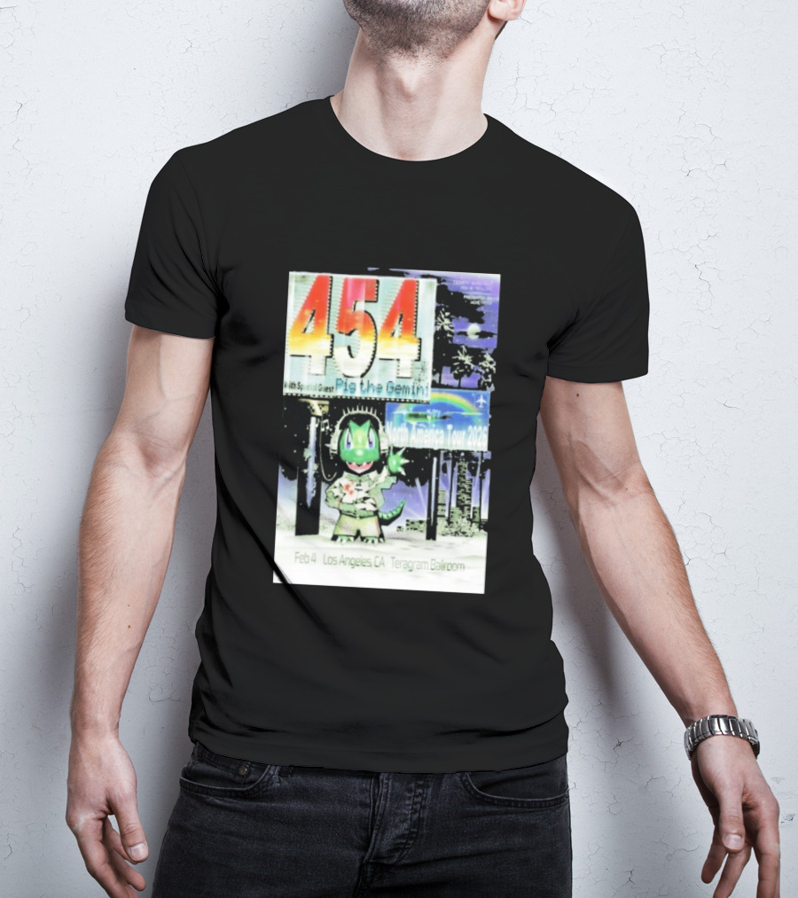 454 Pig The Gemini North America Tour 2026 Los Angeles Teragram Ballroom Feb 4 T-Shirt