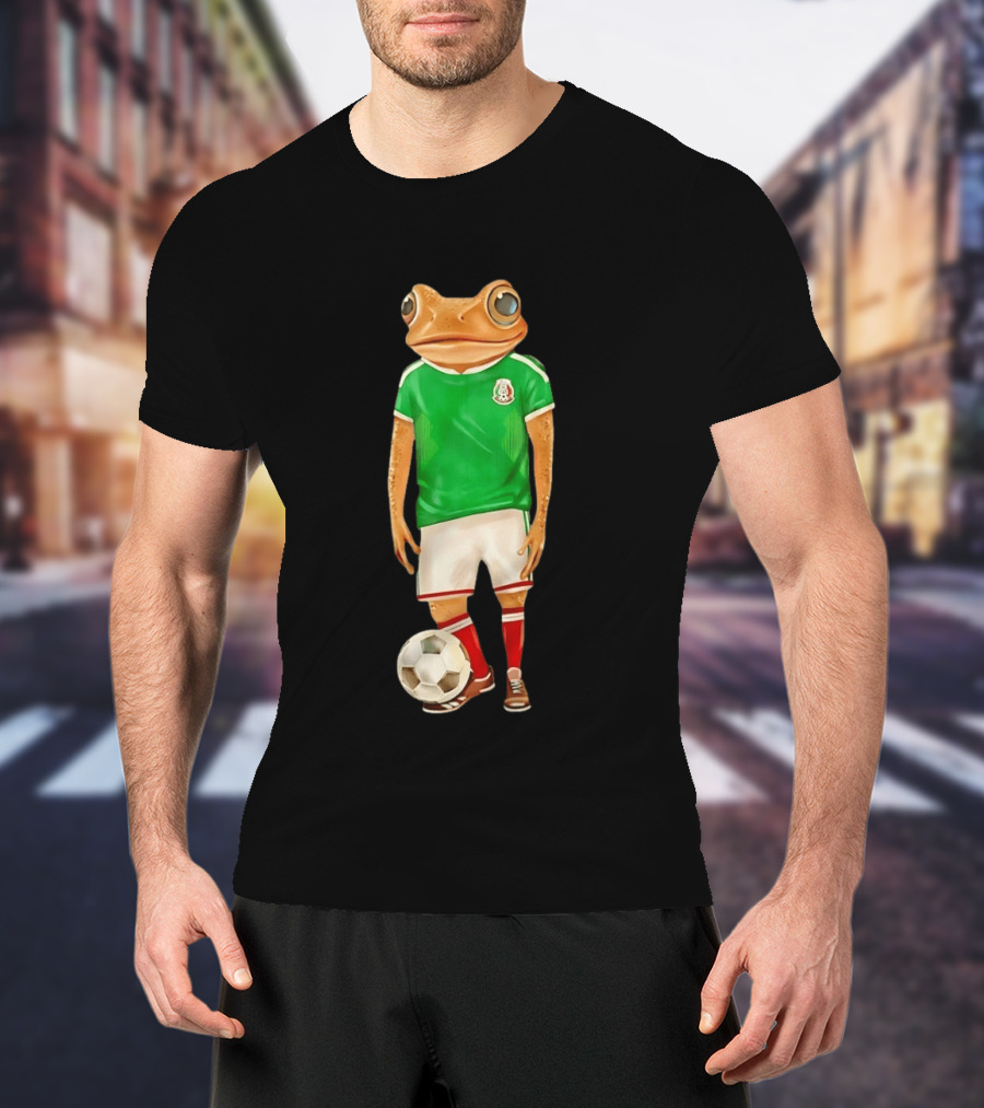 Bad Bunny Debi Tirar Mas Fotos World Tour Mexico 2026 Frog Soccer Jersey T-Shirt