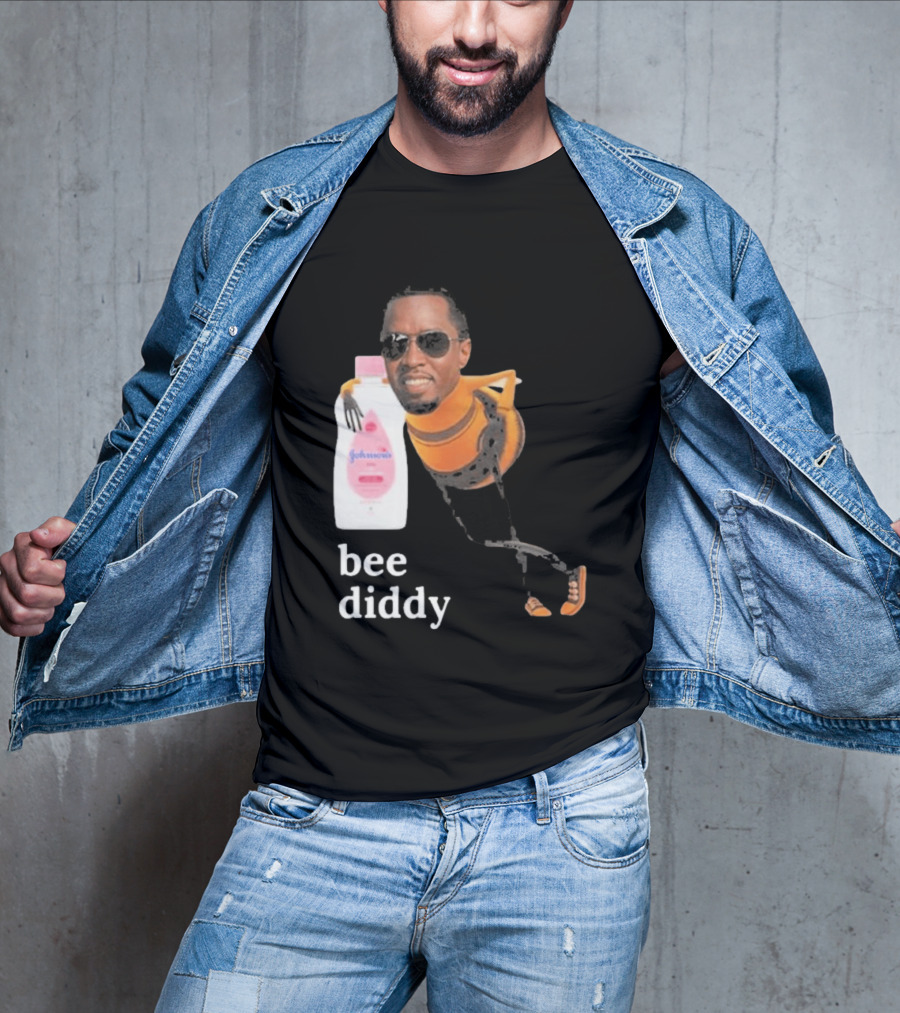 Bee Diddy Sean Combs Baby Oil Johnson's T-Shirt