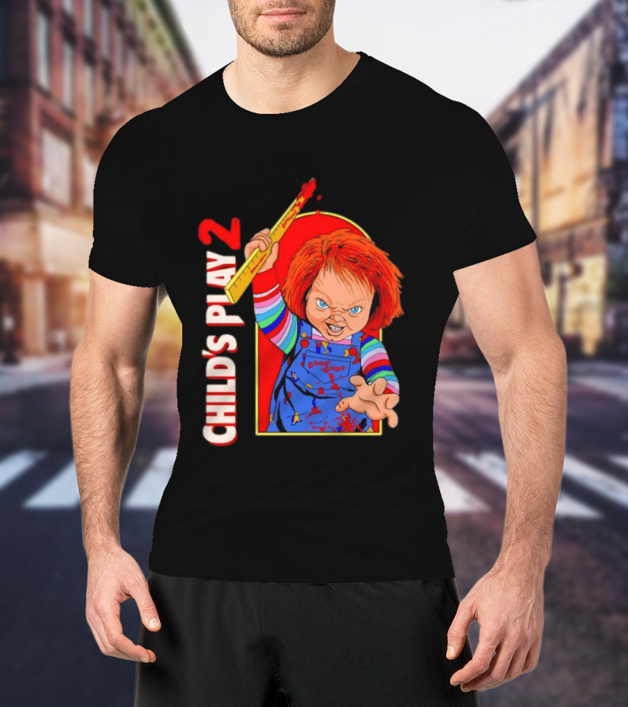 Child's Play 2 Chucky Good Guys Ruler T-Shirt
