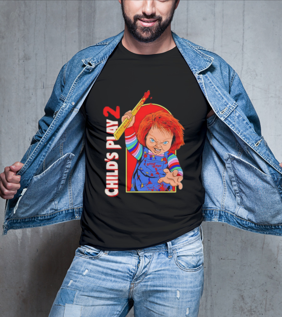 Child's Play 2 Chucky Good Guys Ruler T-Shirt