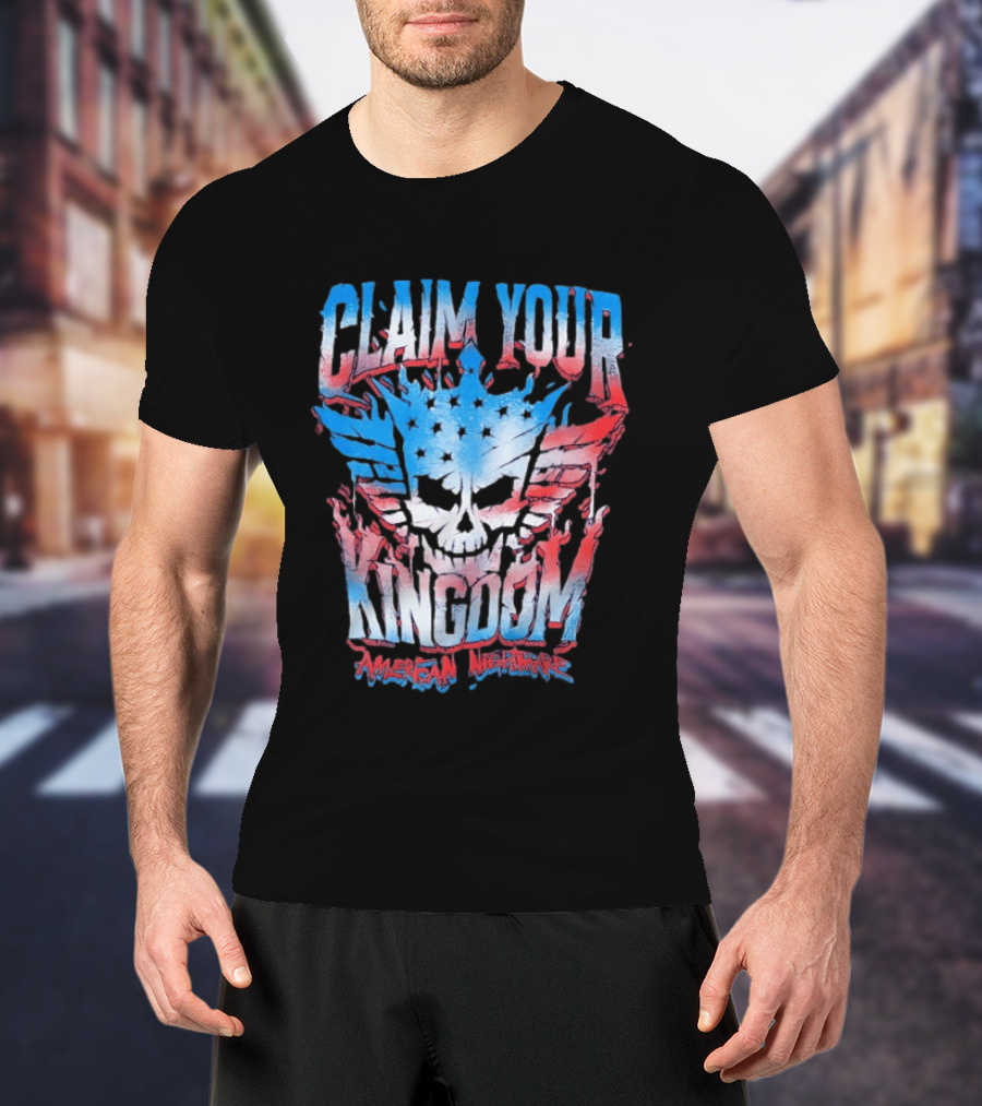 Claim Your Kingdom American Nightmare Cody Rhodes Chenille Pullover T-Shirt