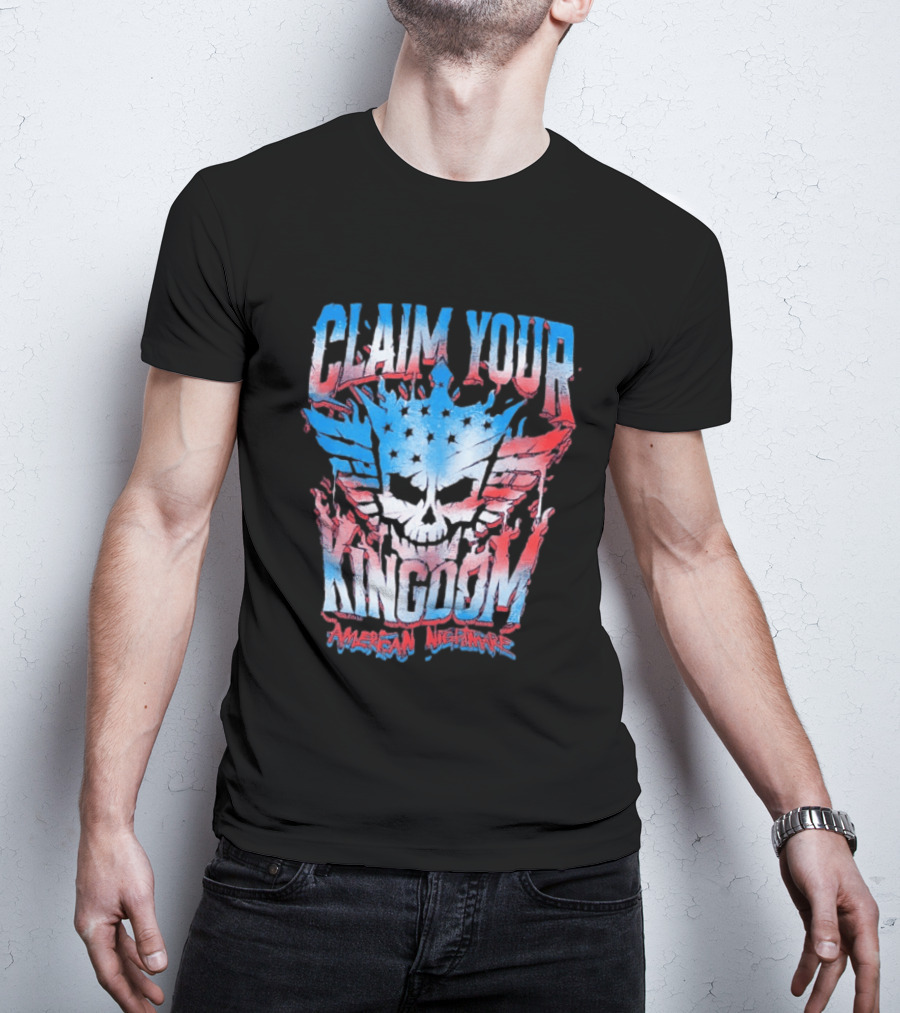Claim Your Kingdom American Nightmare Cody Rhodes Chenille Pullover T-Shirt