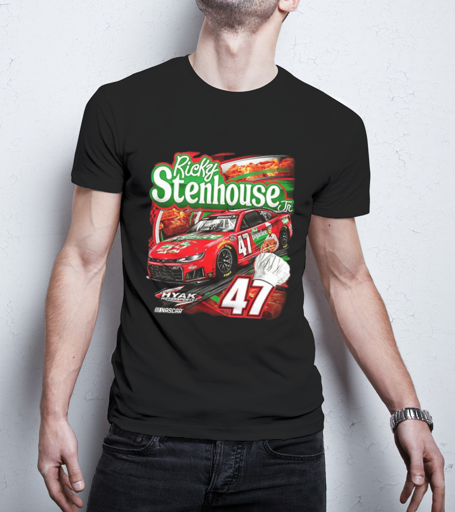 Ricky Stenhouse Jr NASCAR 47 Hyak Motorsports Racing Car T-Shirt
