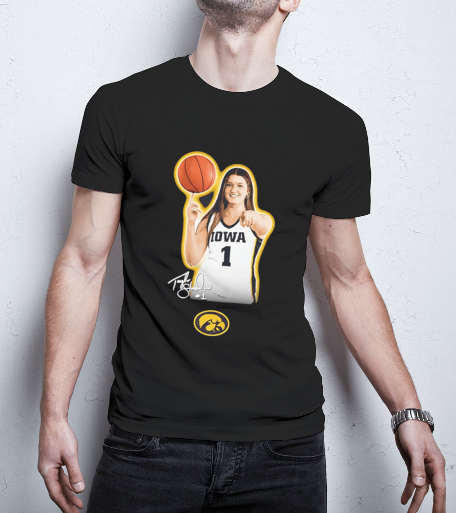 Taylor Stremlow Iowa Hawkeyes Basketball #1 T-Shirt