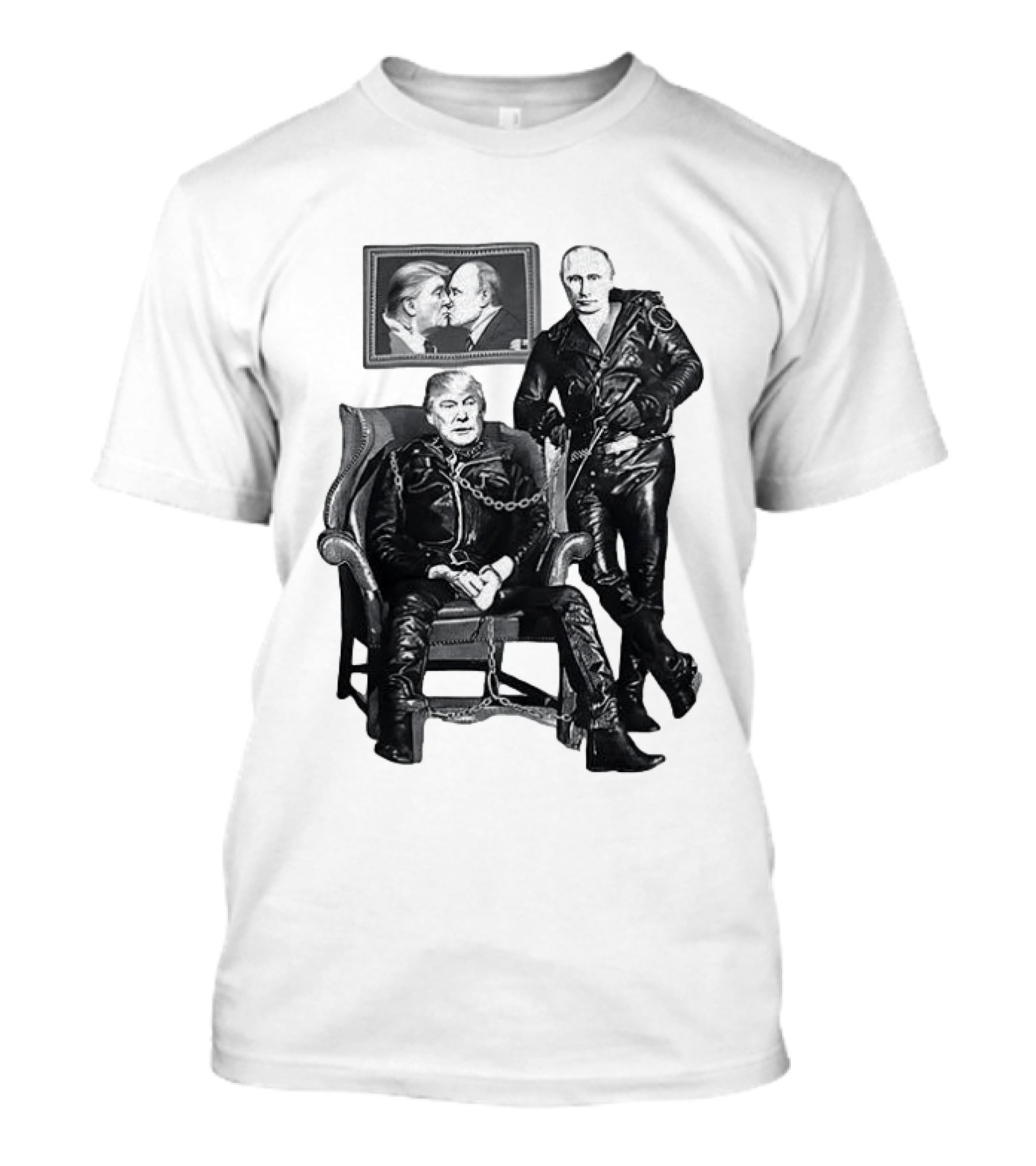 Ridley Heeter Trump Putin Chain And Leather Meme T-Shirt