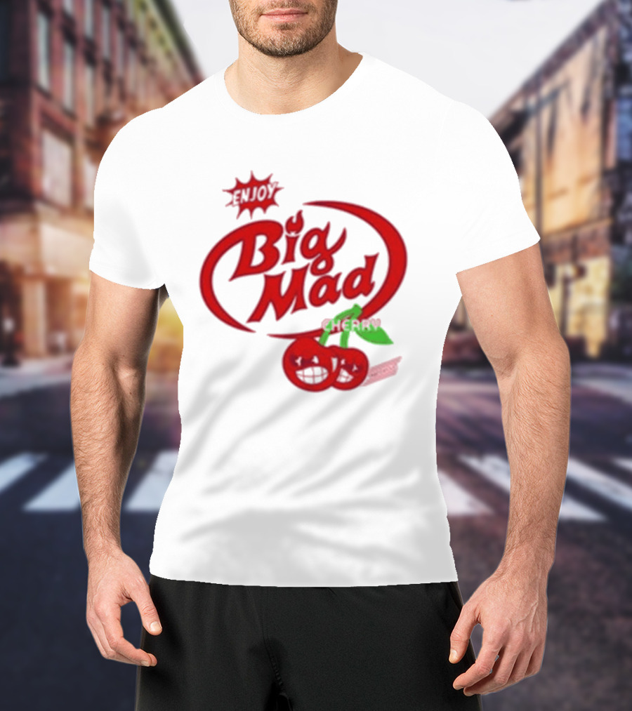 Transviolet Big Mad Cherry Enjoy T-Shirt