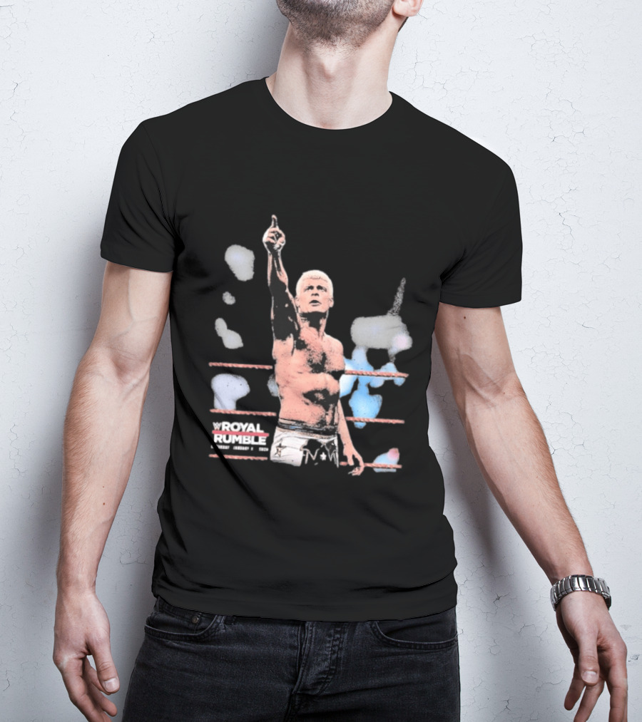 Cody Rhodes WWE Royal Rumble Wrestling Event 2024 T-Shirt