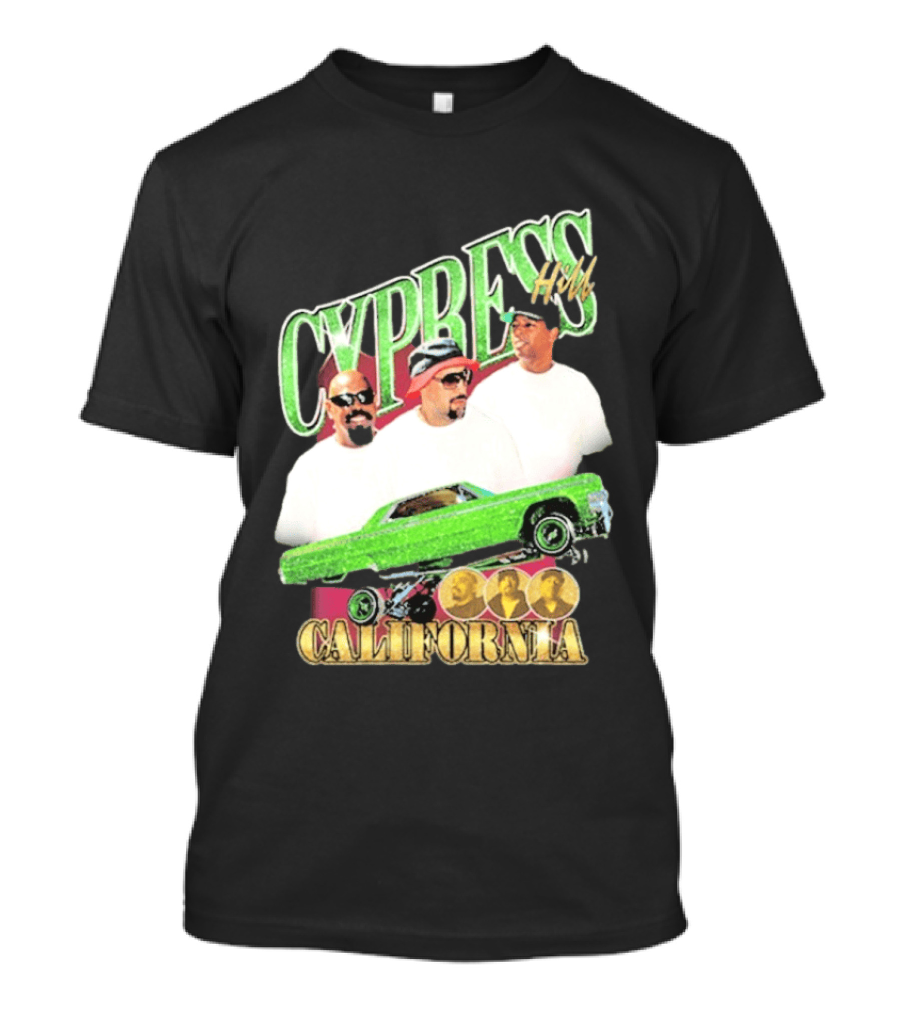 Cypress Hill California Lowrider Urban Style Hip Hop T-Shirt