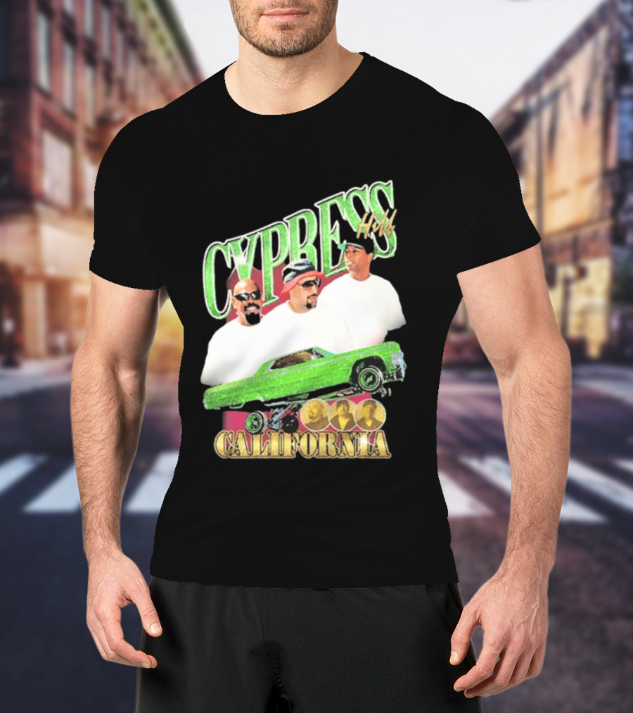 Cypress Hill California Lowrider Urban Style Hip Hop T-Shirt