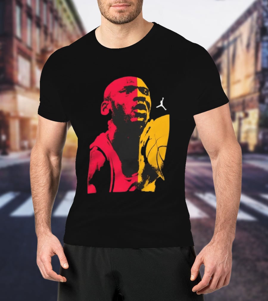 Michael Jordan 1985 Chicago Bulls Retro Basketball Legend T-Shirt