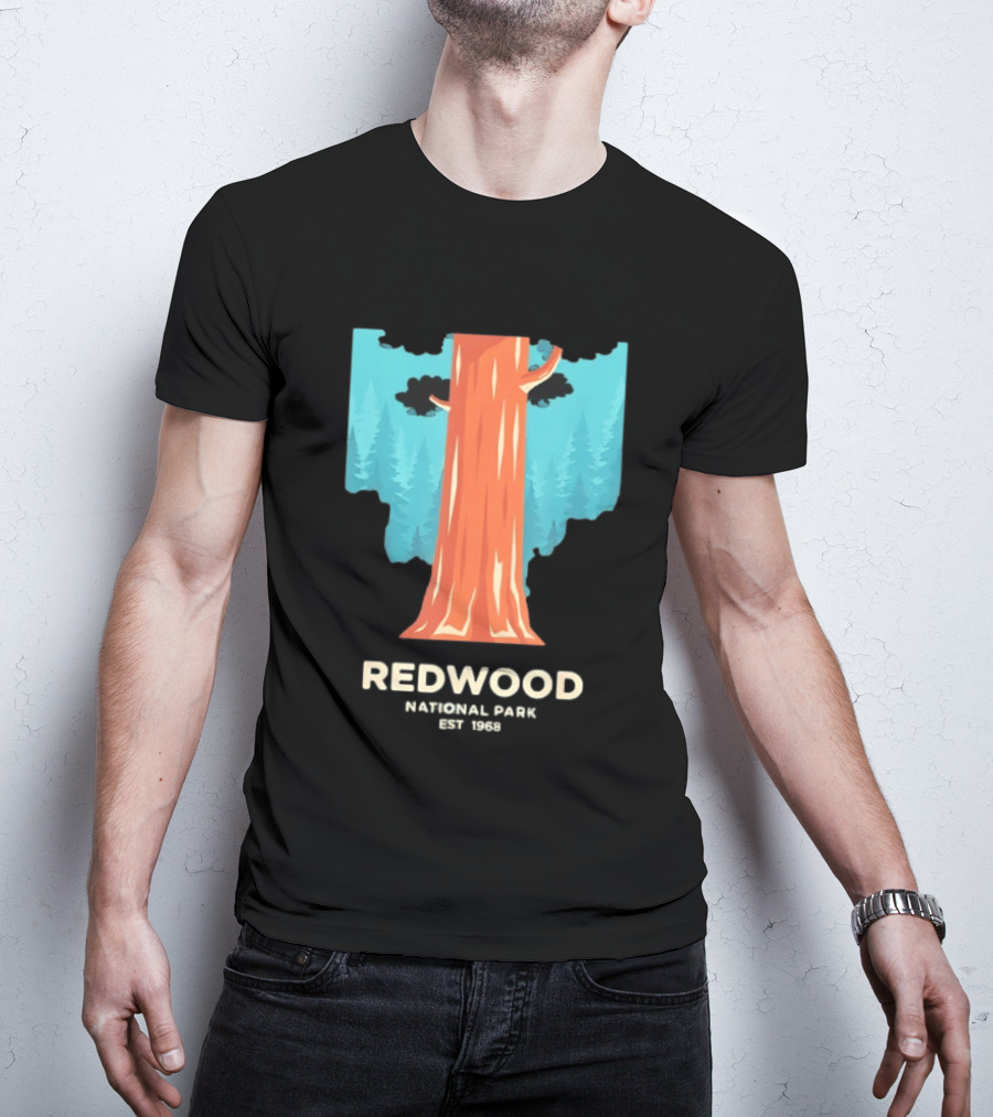Redwood National Park Est 1968 Tree T-Shirt