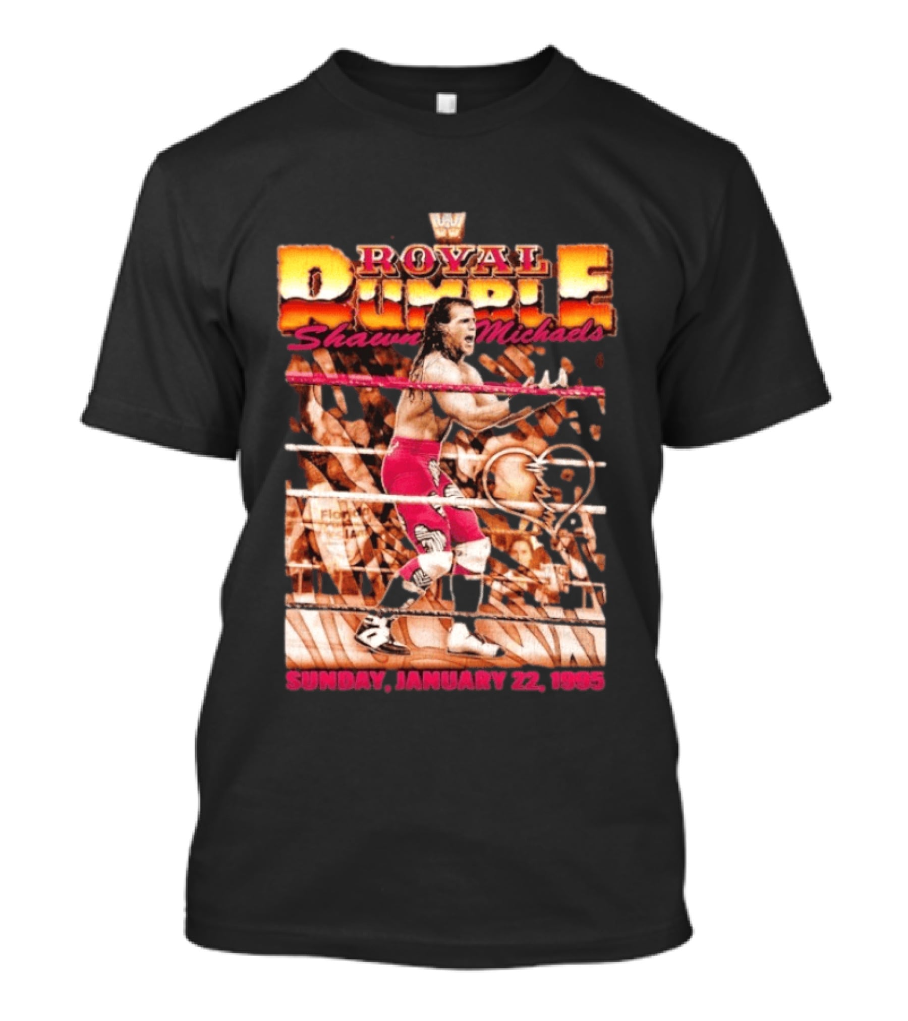 Shawn Michaels Royal Rumble January 22 1995 WWE Wrestling Event T-Shirt