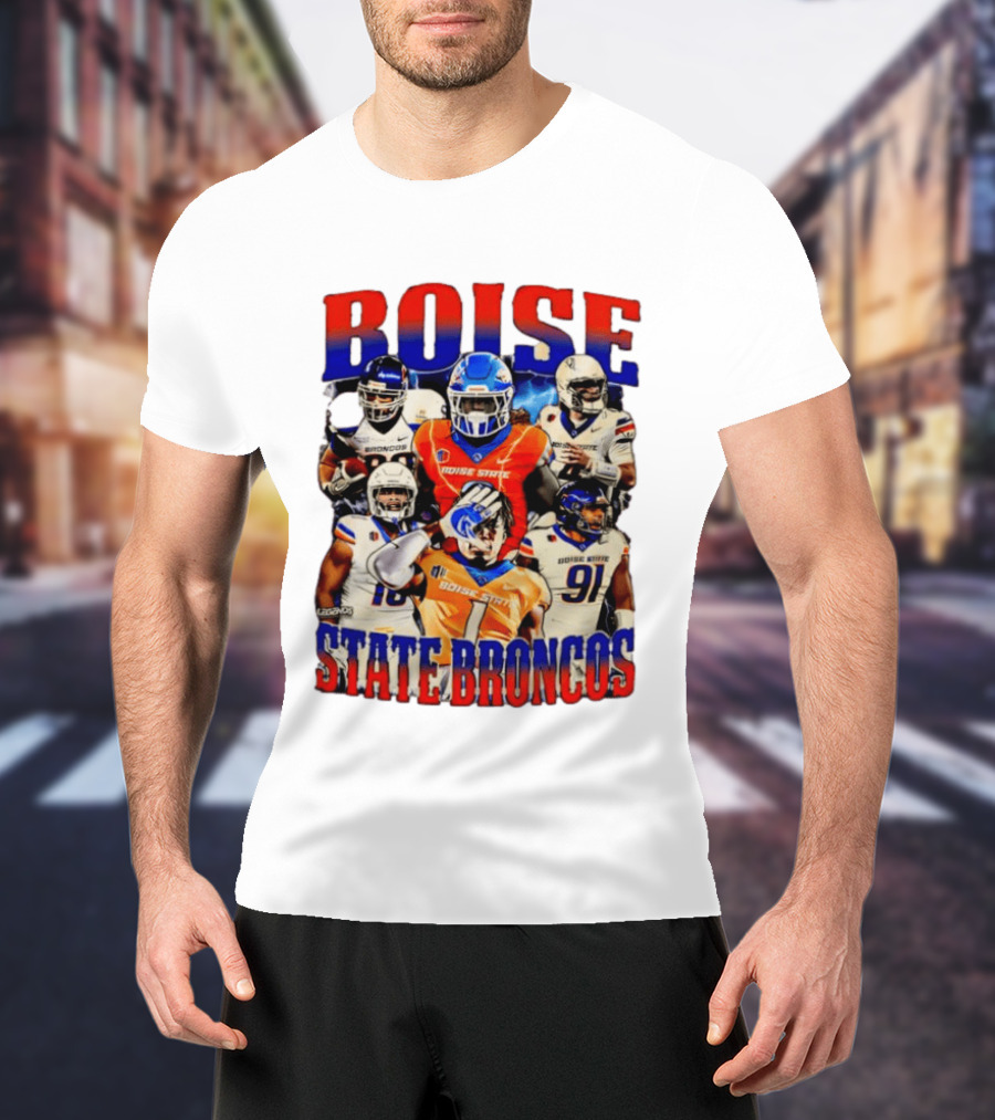 Boise State Broncos Football Legends Players T-Shirt