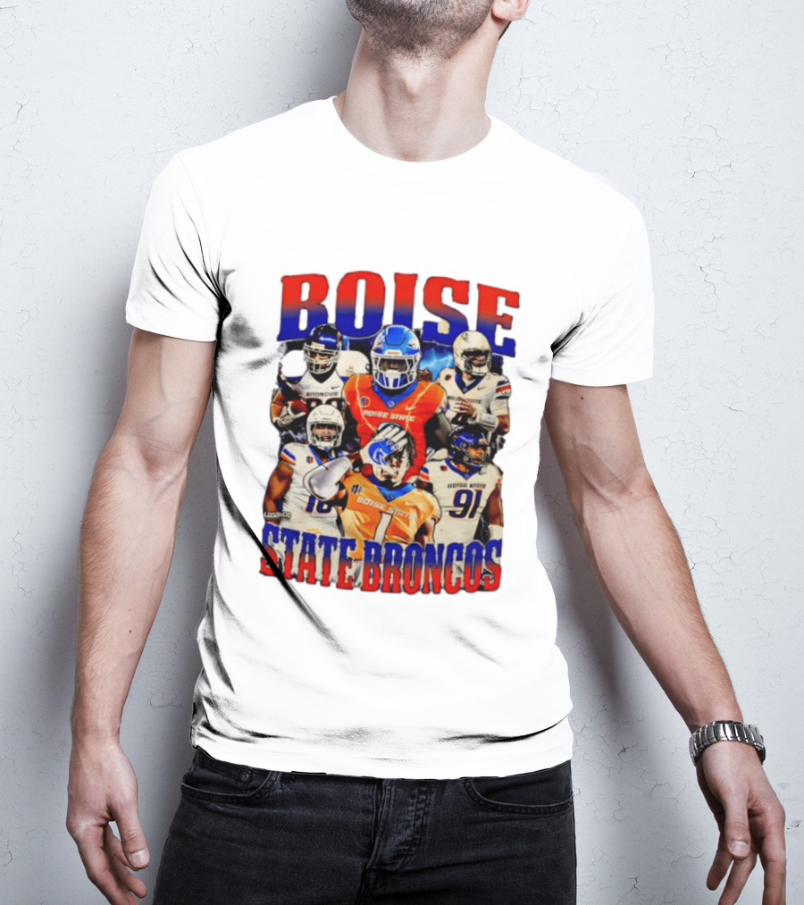 Boise State Broncos Football Legends Players T-Shirt