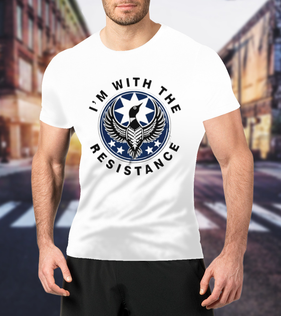 I'm With The Resistance Starbird Rebel Alliance Crest T-Shirt