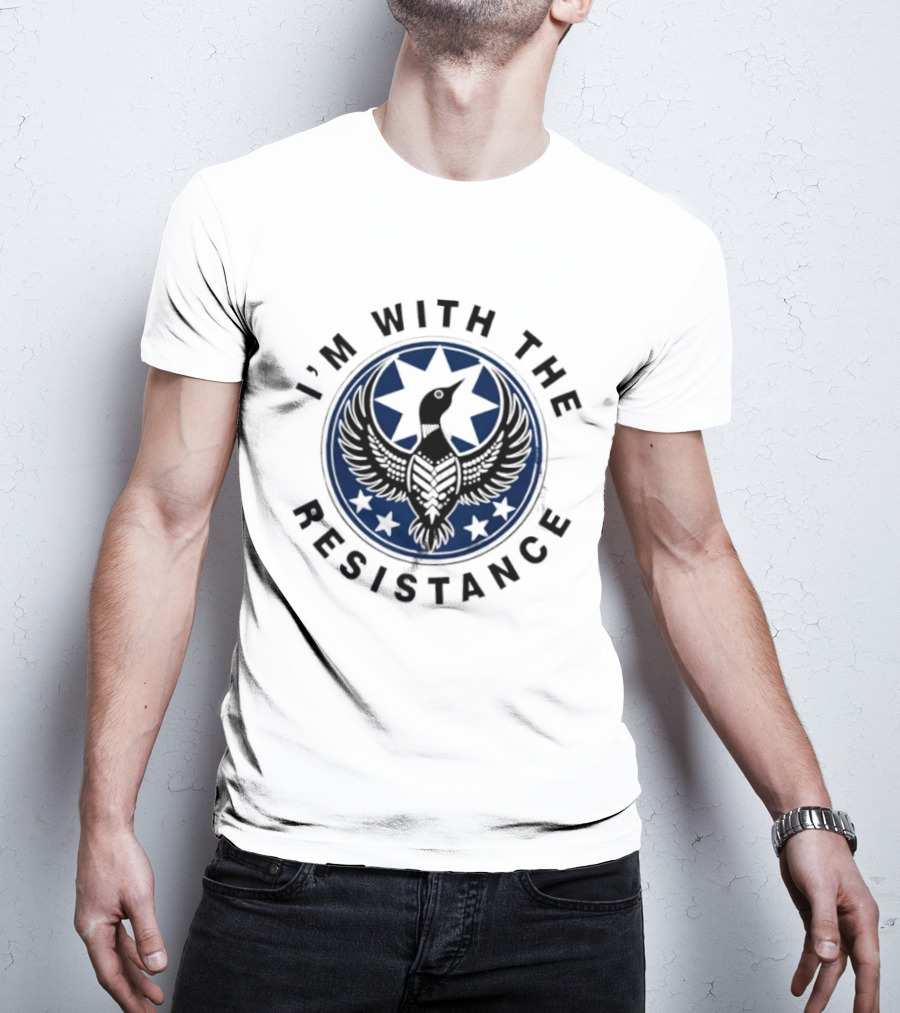 I'm With The Resistance Starbird Rebel Alliance Crest T-Shirt