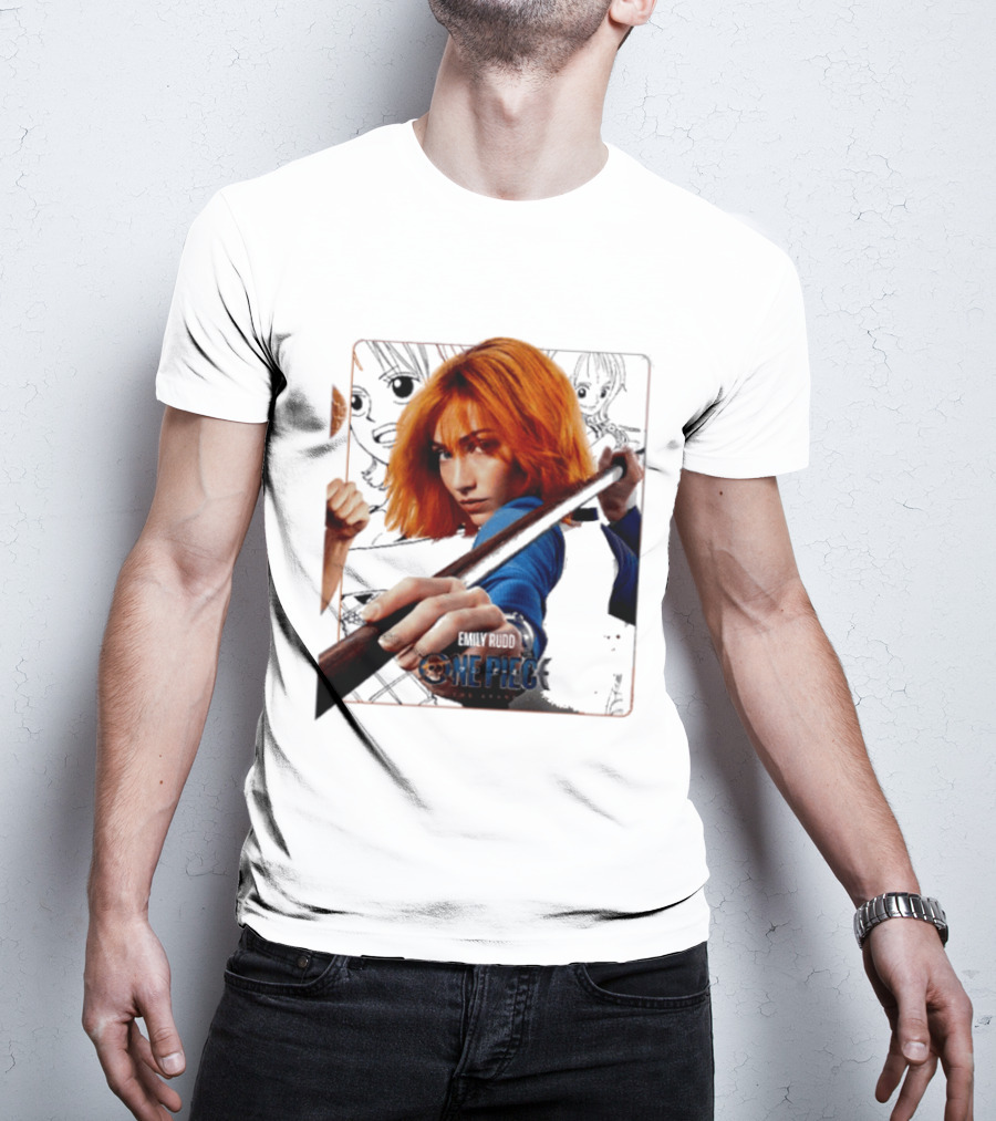 One Piece Live Action Emily Rudd As Nami Grand Line Adventure T-Shirt