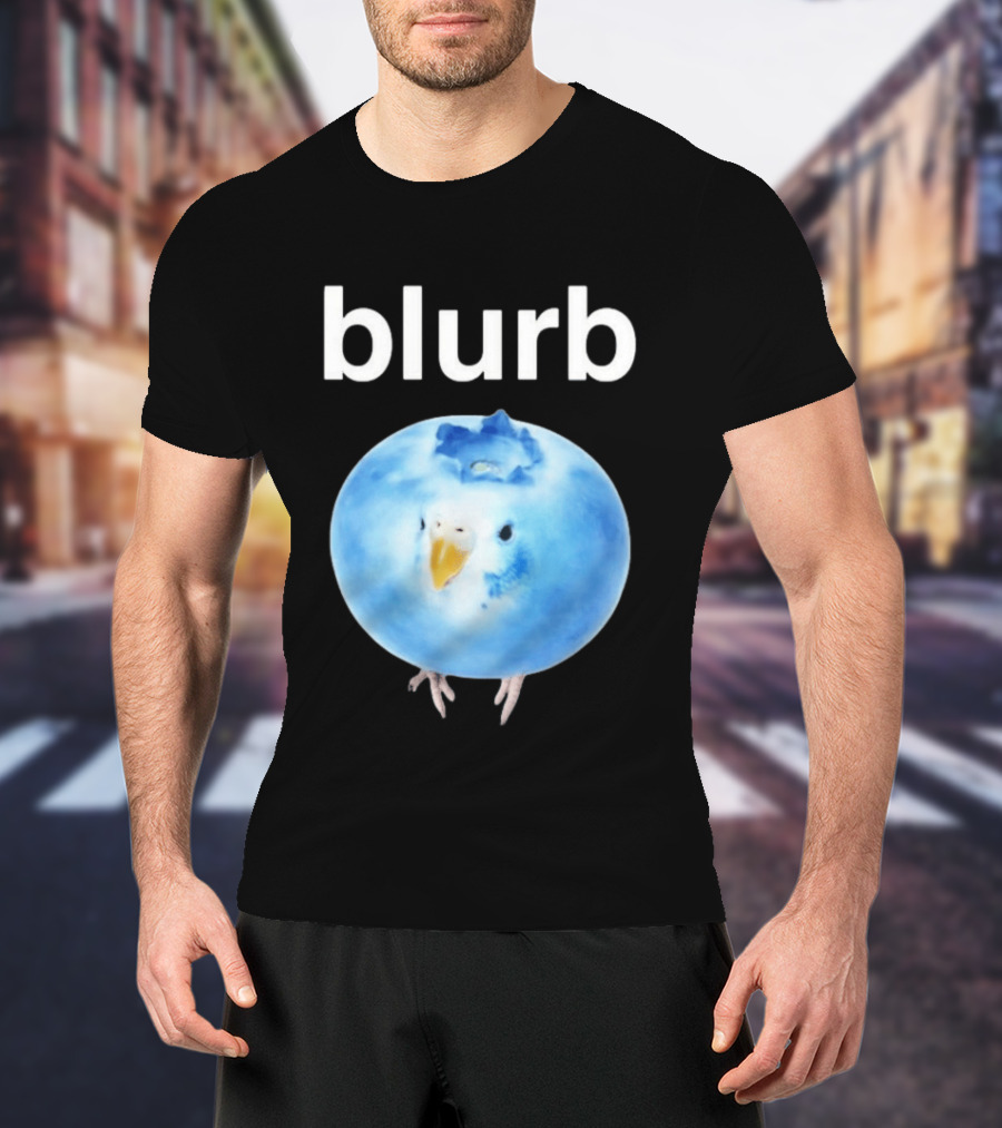 Blurb Bluebird Blueberry Fusion T-Shirt