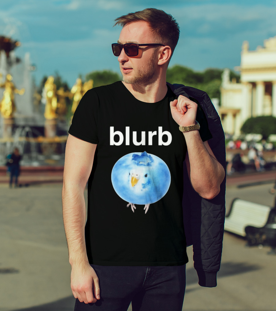 Blurb Bluebird Blueberry Fusion T-Shirt
