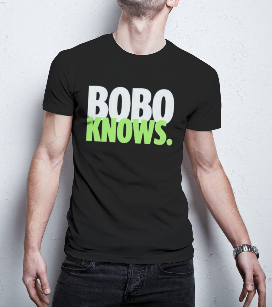 Bobo Knows Seattle Football Seahawks Fan Gear T-Shirt