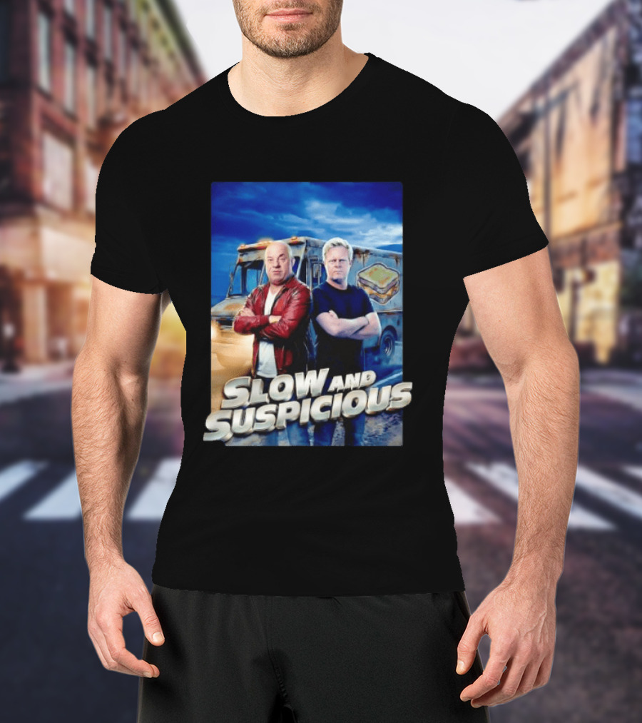 Slow And Suspicious Food Truck Crossover Duo T-Shirt