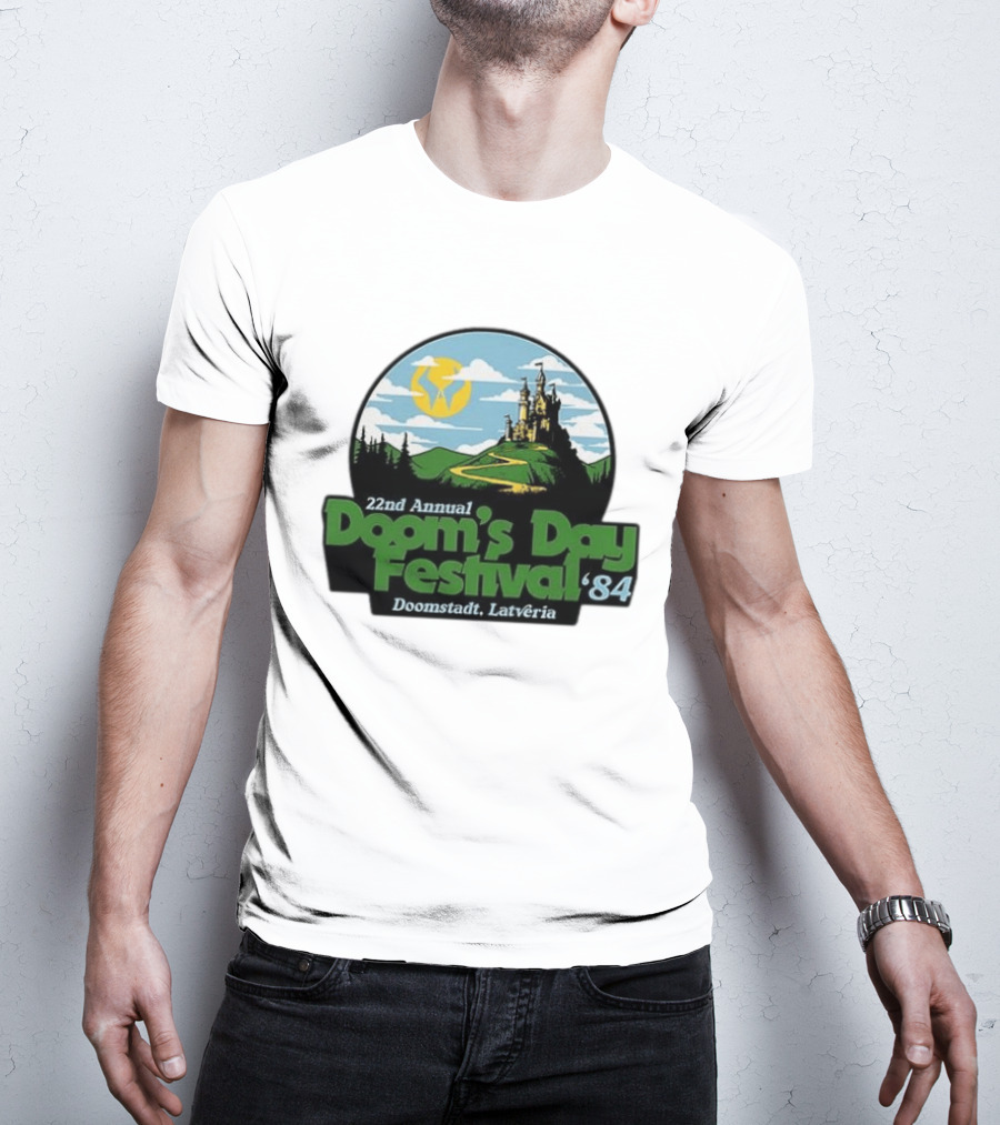 22nd Annual Doom's Day Festival '84 Doomstadt Latveria Event T-Shirt