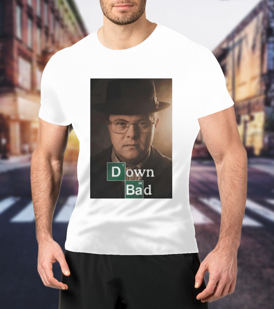 Down Bad Walter Chemistry Parody Breaking Series T-Shirt