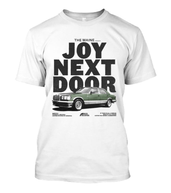 The Maine Joy Next Door Retro Car T-Shirt