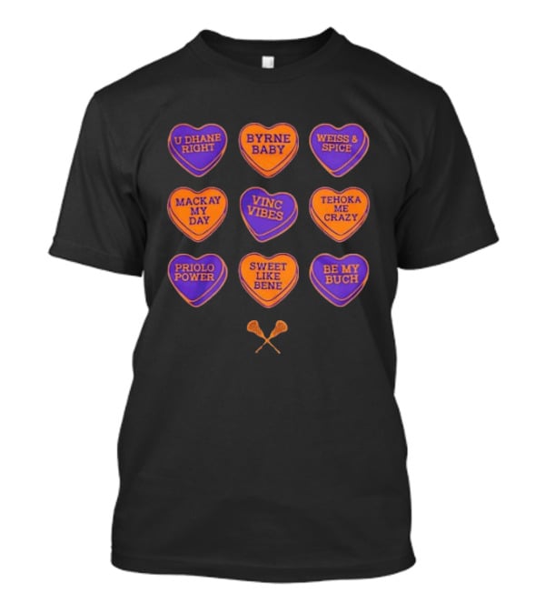 Buffalo Lacrosse U Dhane Right Byrne Baby Weiss And Spice Heart Phrases Priolo Power Sweet Like Bene T-Shirt