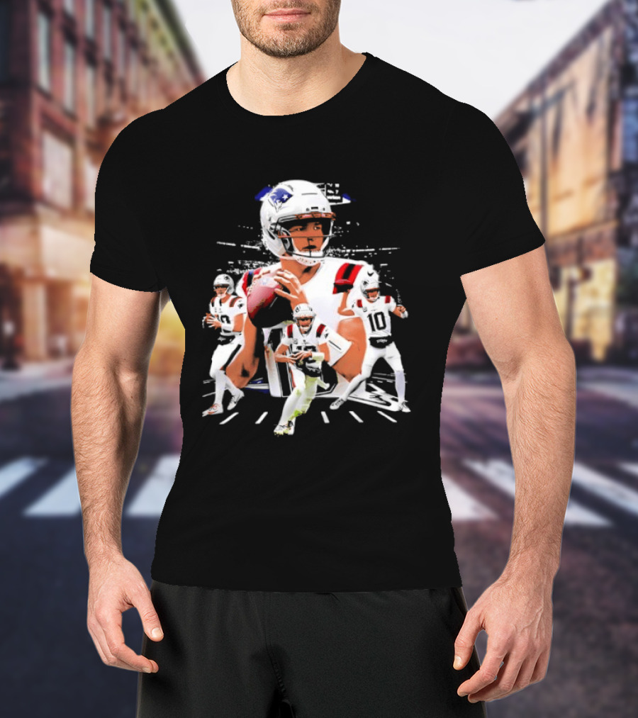 Drake Maye 2026 Highlights Football Quarterback Moments T-Shirt