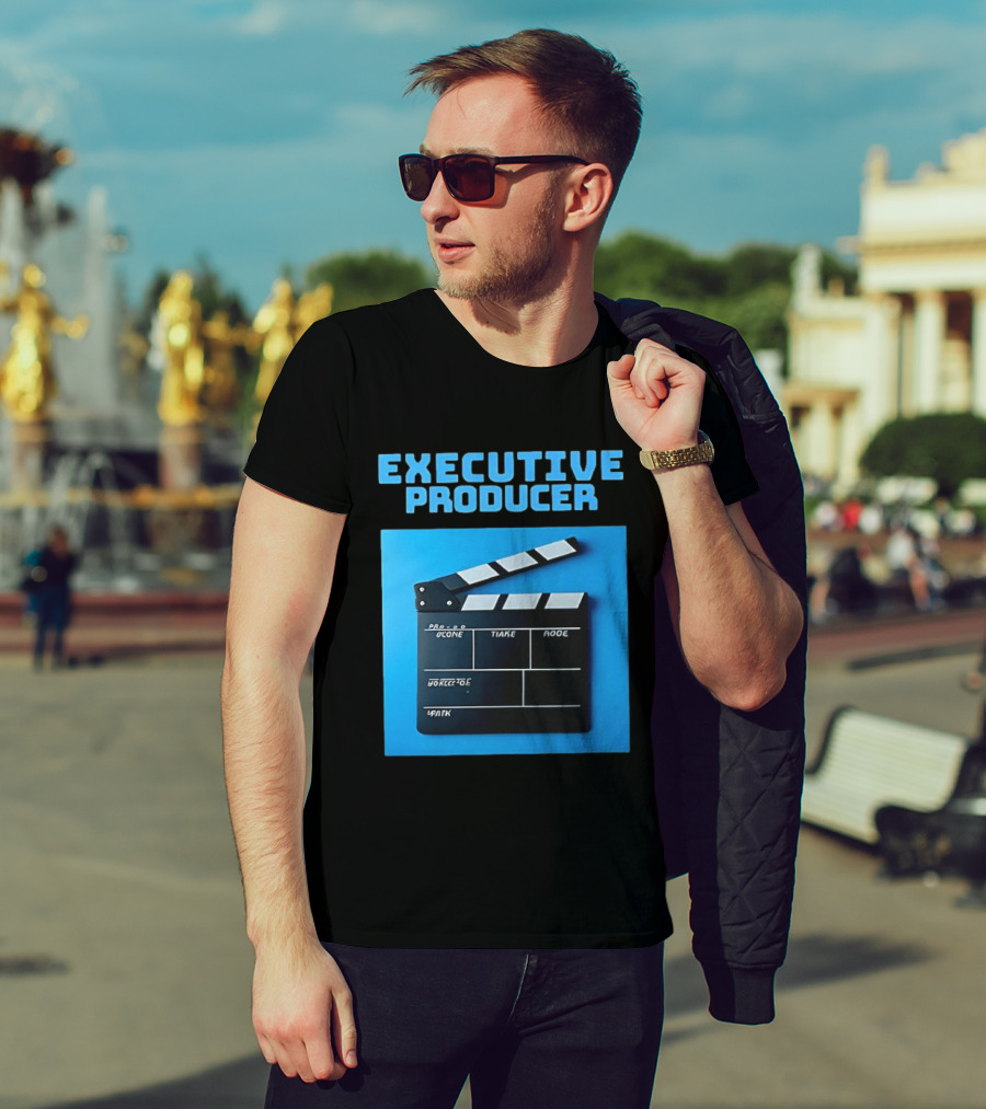 Executive Producer Clapper Board Iconic Movie Director T-Shirt
